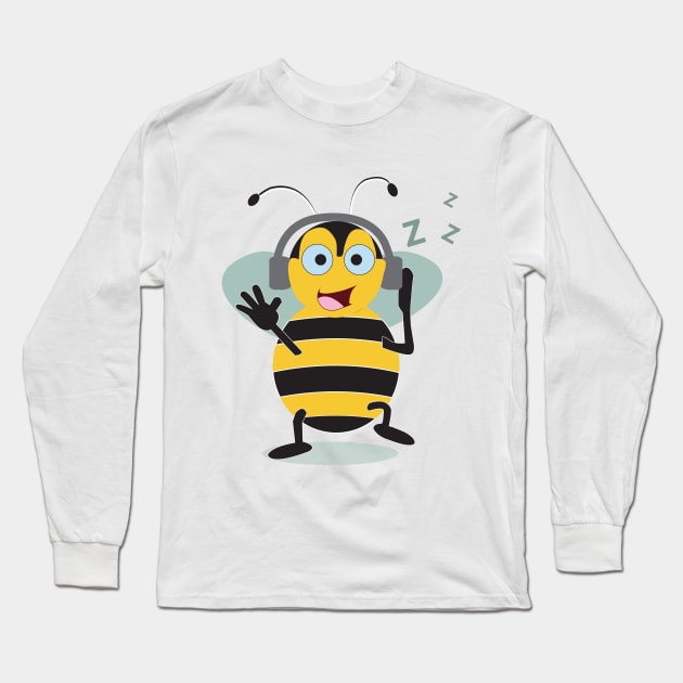 Bumblebee Long Sleeve T-Shirt by dddesign